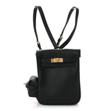 Hermes Swift Kelly Jump Backpack Black
