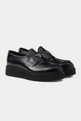 Prada Woman Black Leather Loafer