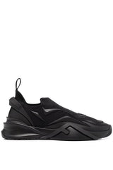 Fendi Cotton Black Sneakers