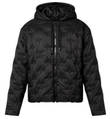 Lv Monogram Padded Hooded Blouson