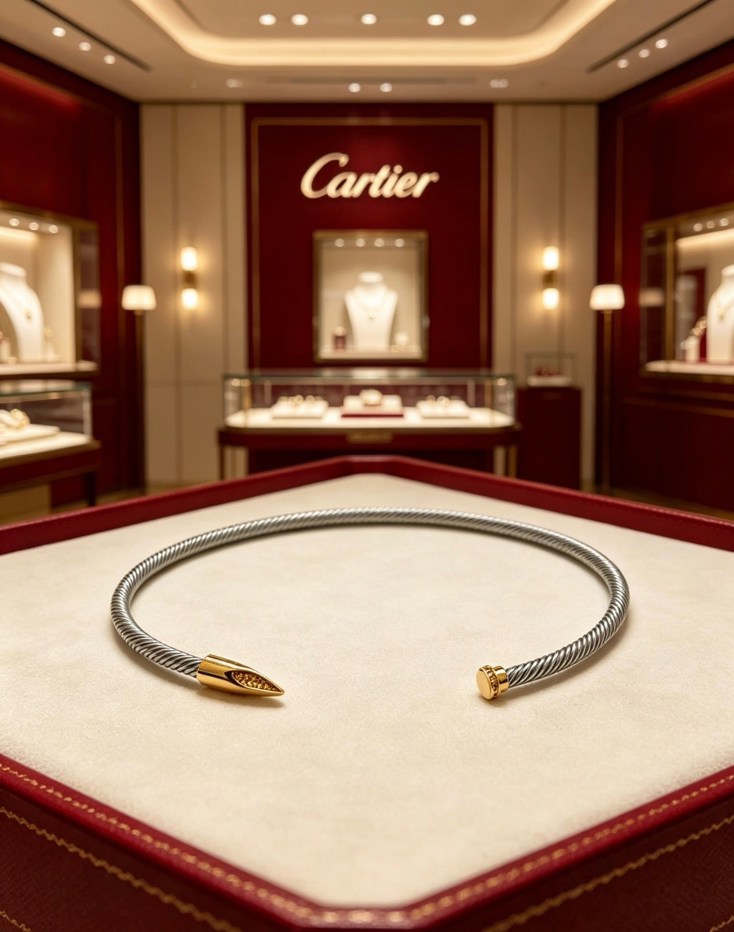Cartier V Gold Kolye Serisi