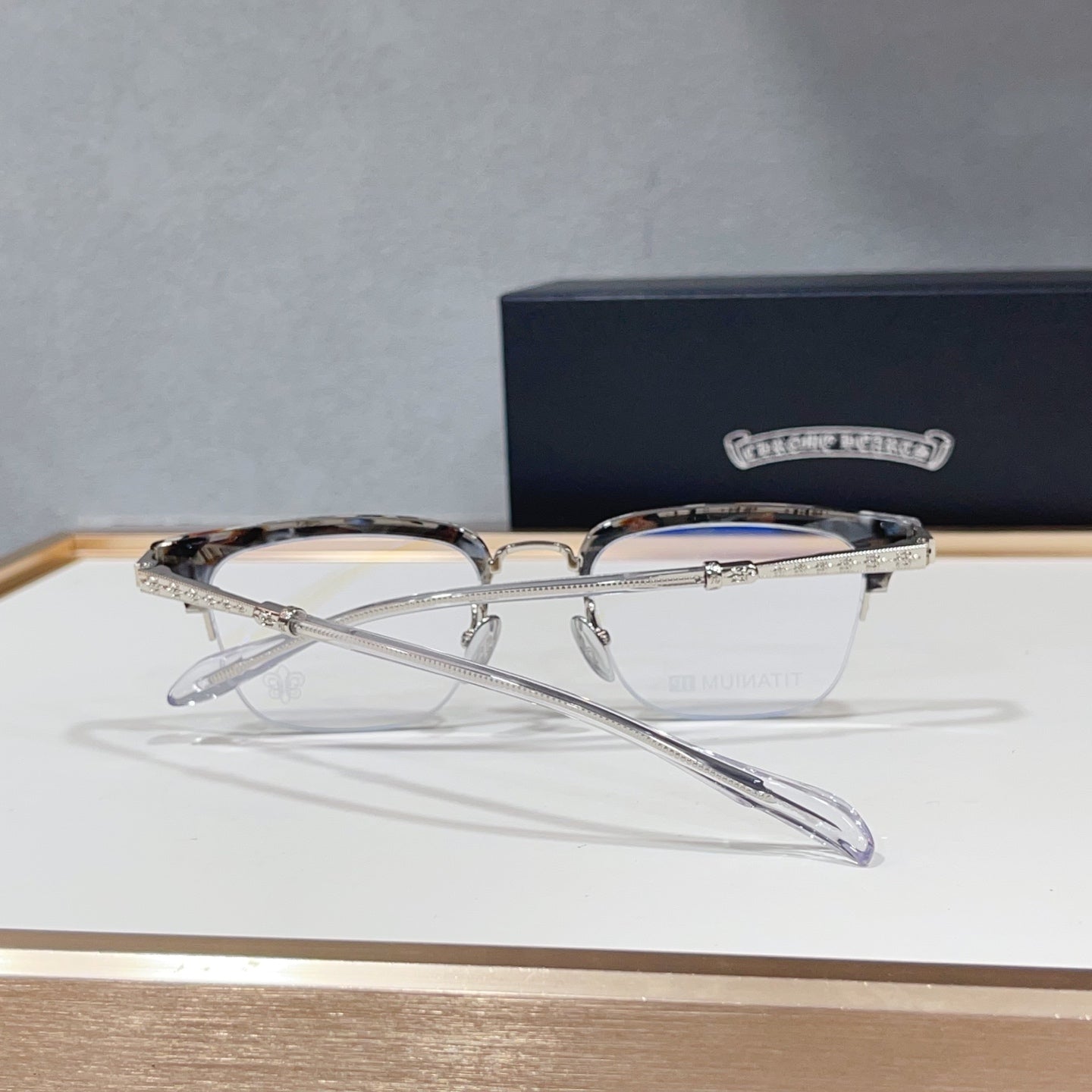 Chrome Hearts Yarım Çerçeve Optik & Güneş Gözlüğü
