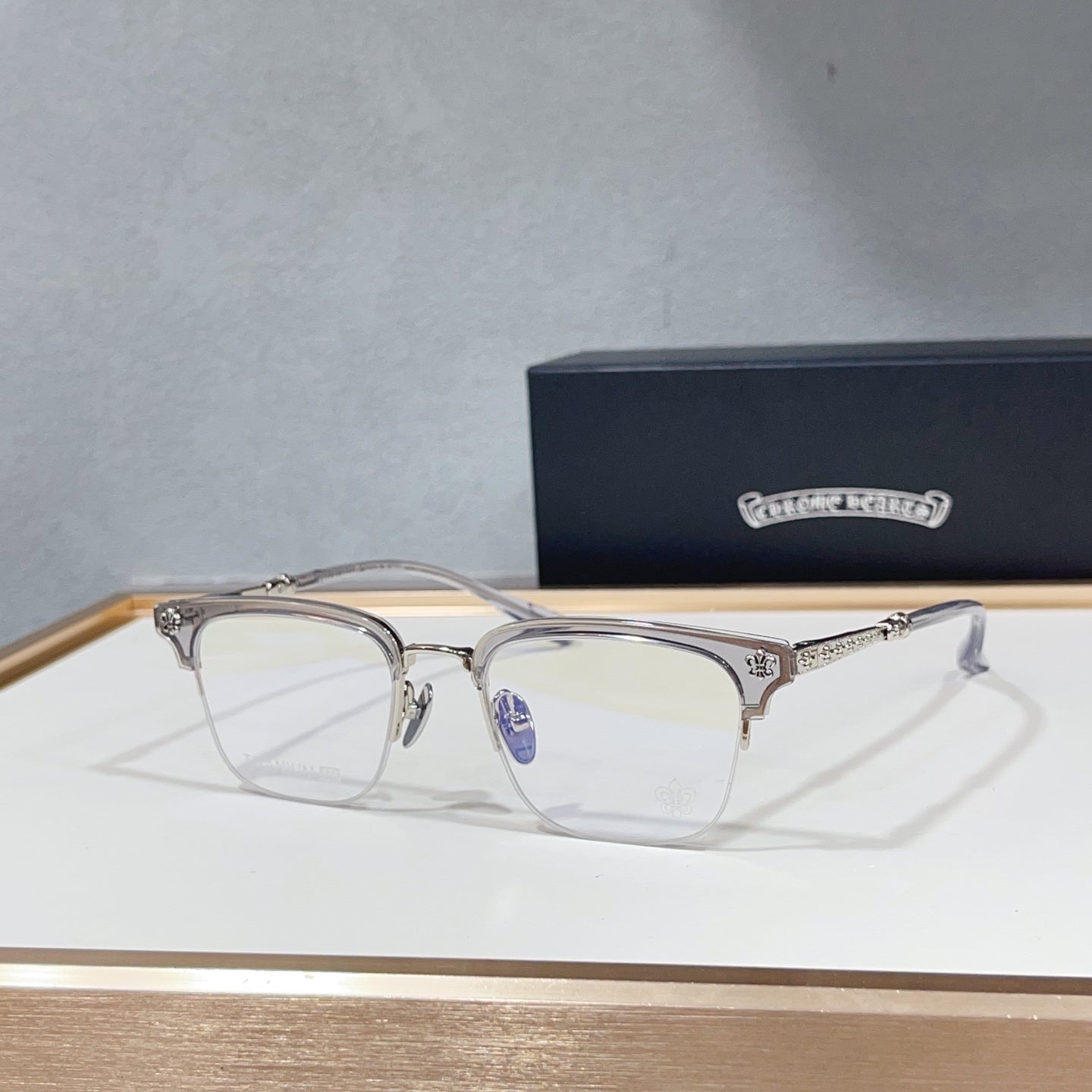 Chrome Hearts Yarım Çerçeve Optik & Güneş Gözlüğü
