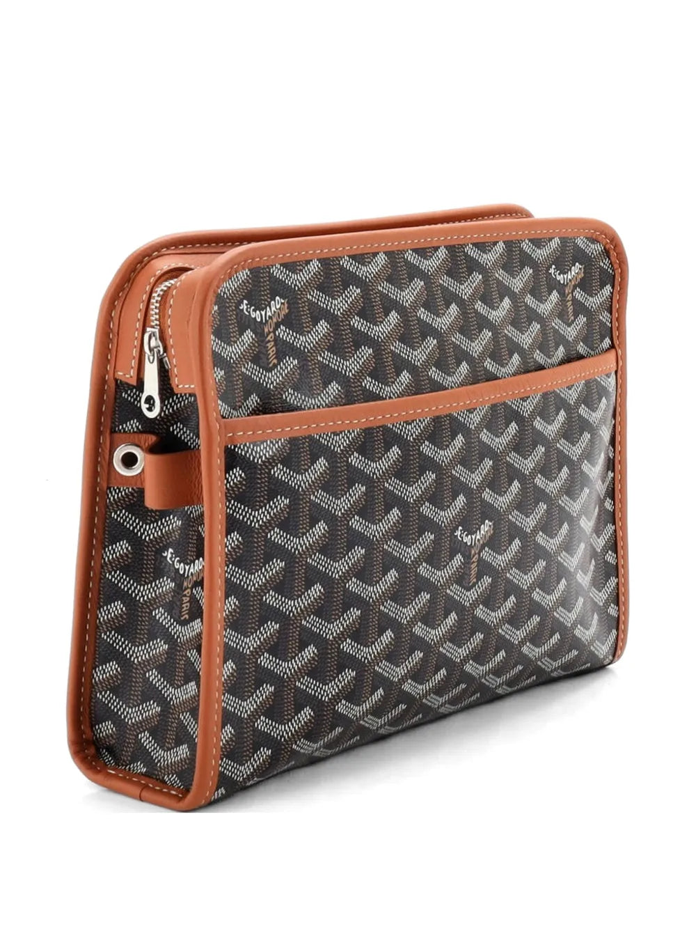 Jouvence Toiletry Pouch Coated Canvas MM clutch bag