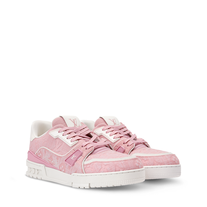 Trainer Sneaker is Revisited in Monogram Pattern Canvas