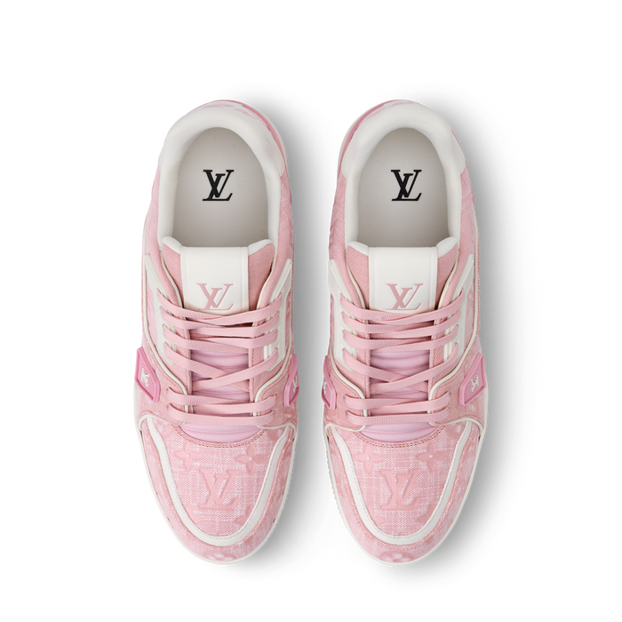 Trainer Sneaker is Revisited in Monogram Pattern Canvas