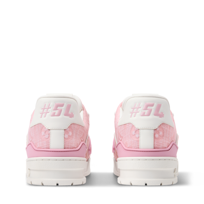 Trainer Sneaker is Revisited in Monogram Pattern Canvas
