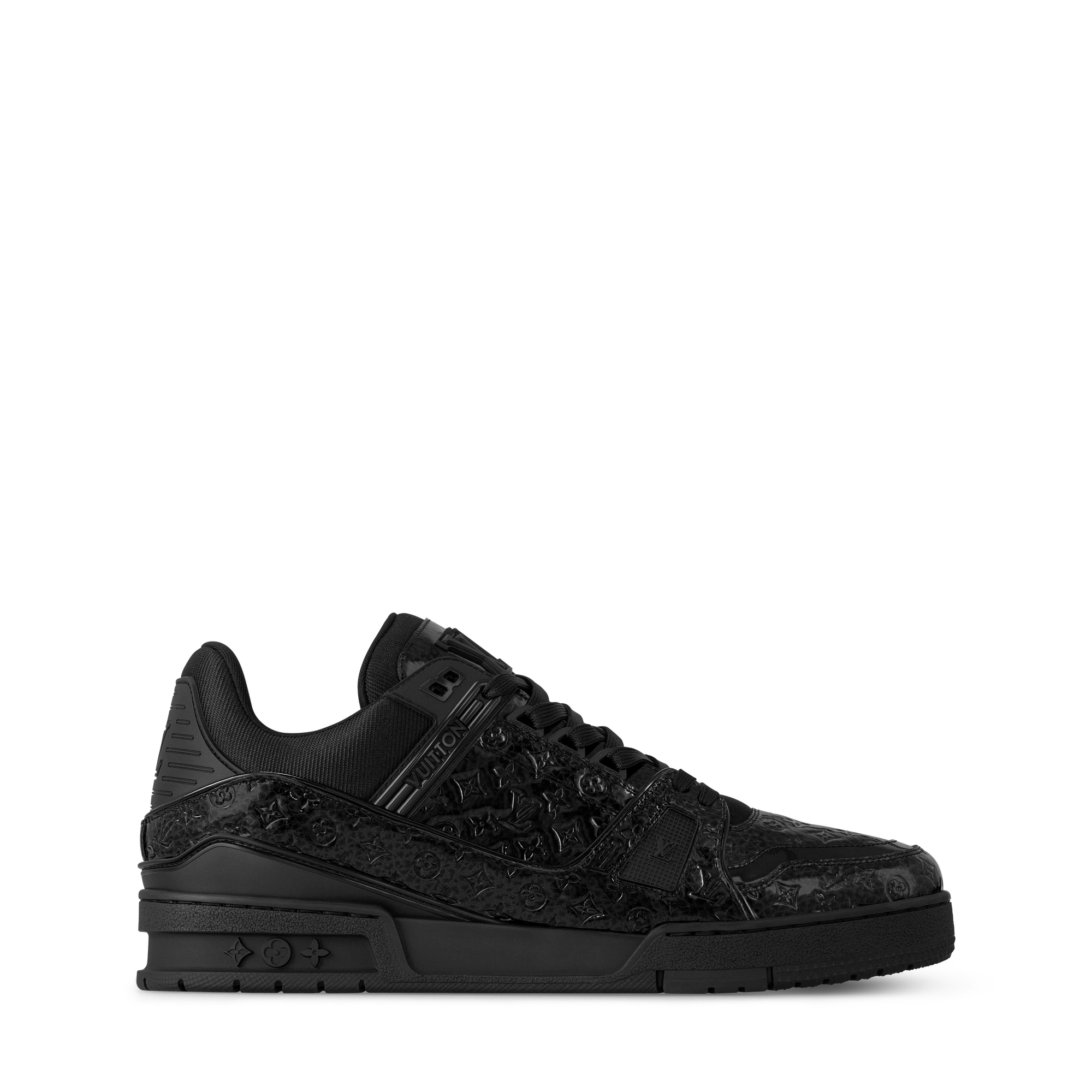 Lv Trainer Leather Black