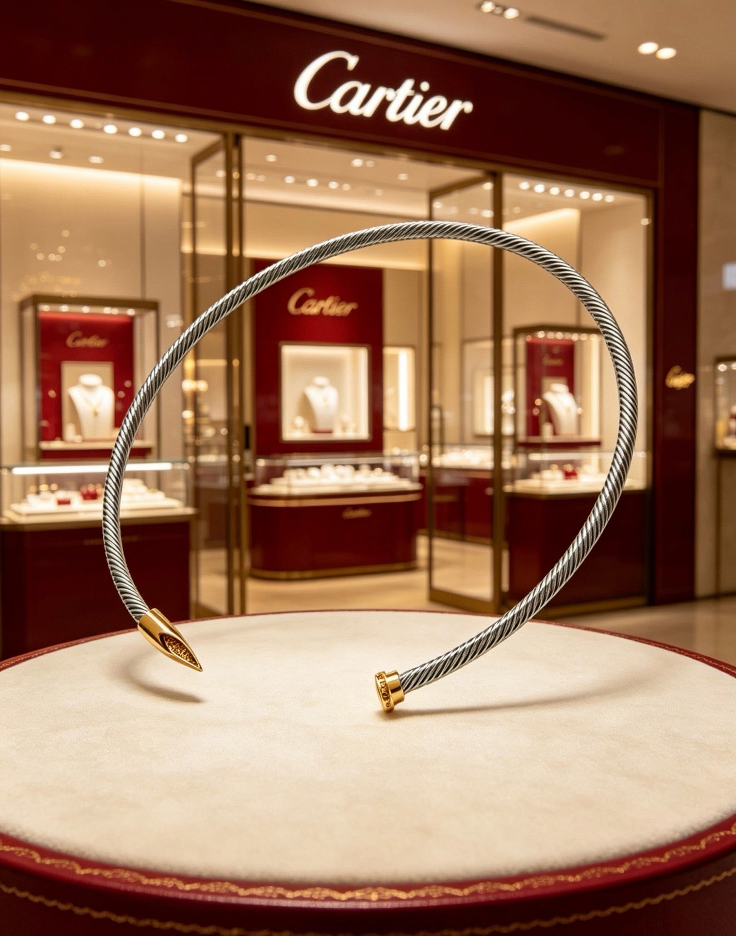 Cartier V Gold Kolye Serisi
