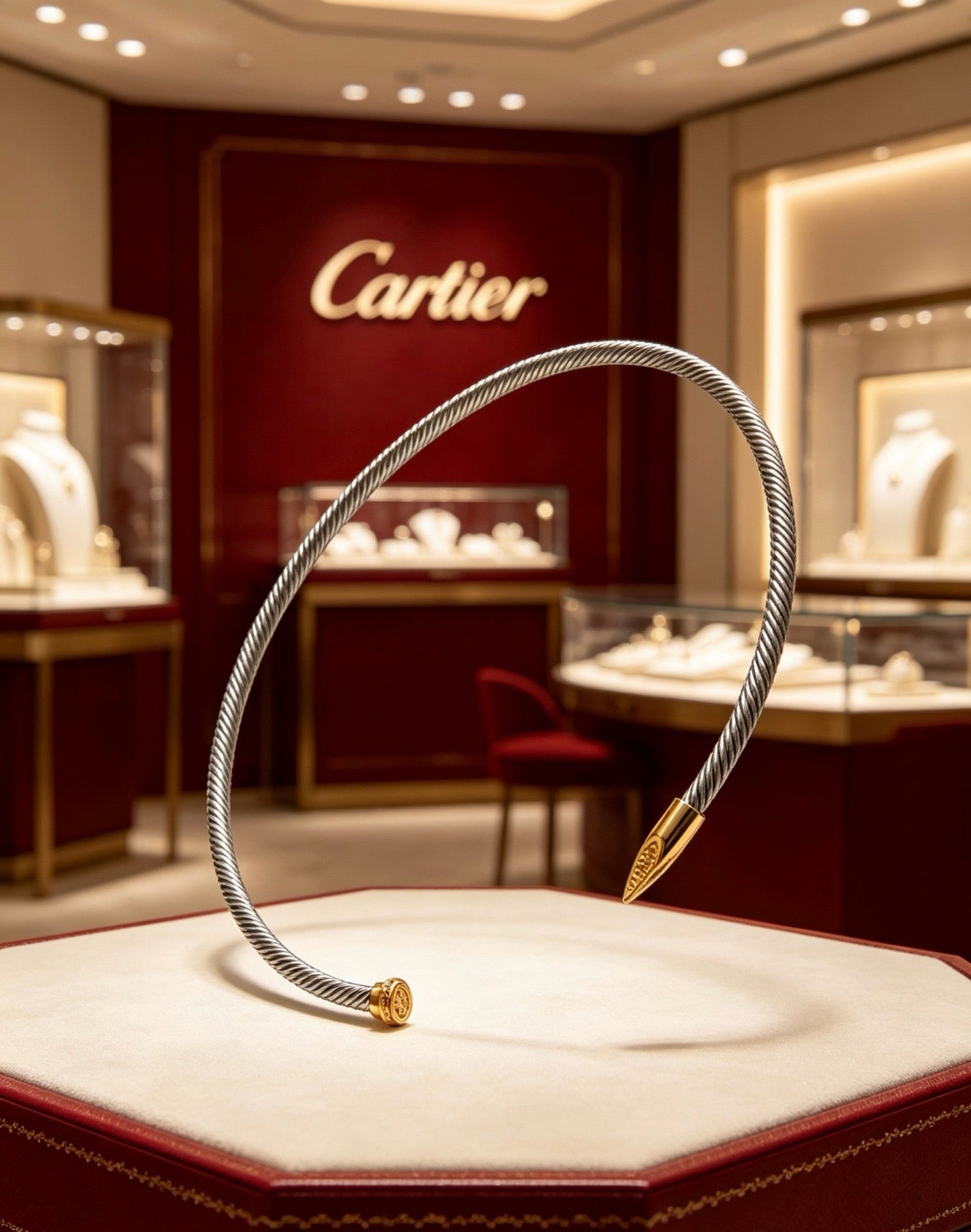 Cartier V Gold Kolye Serisi