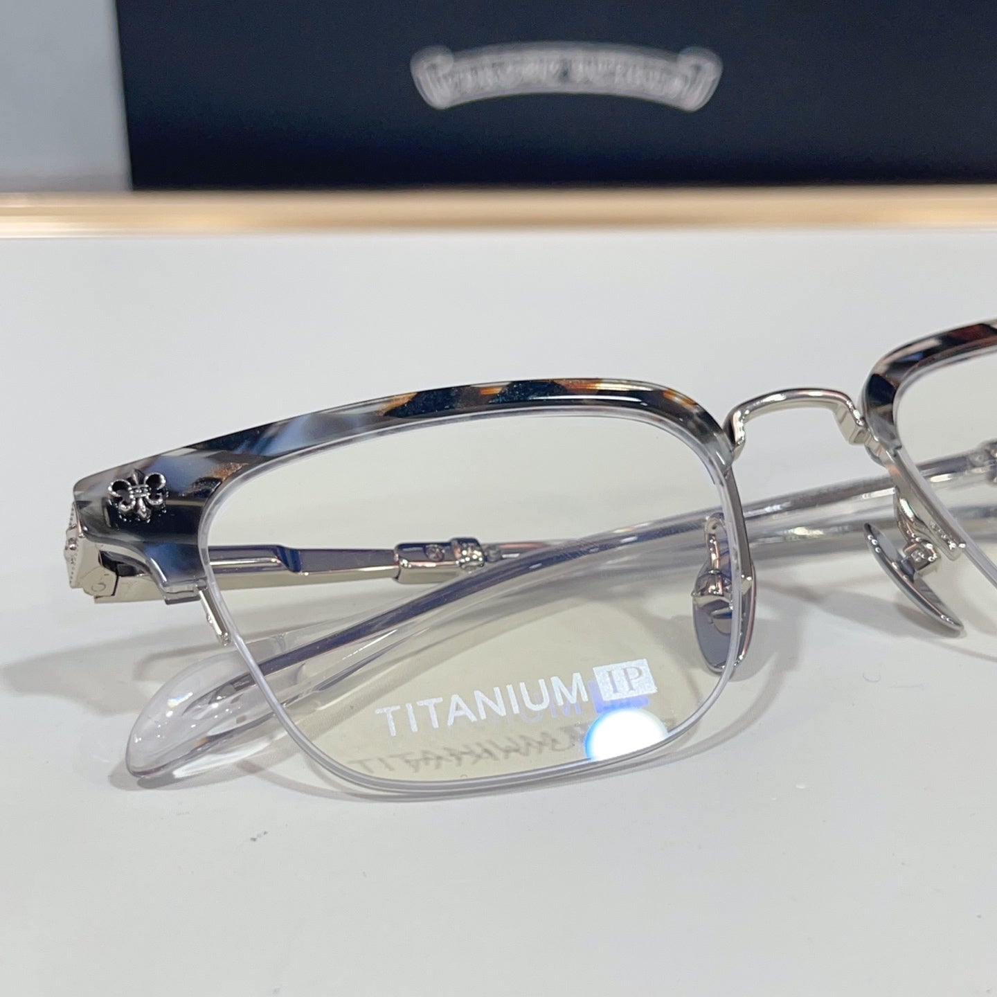Chrome Hearts Yarım Çerçeve Optik & Güneş Gözlüğü